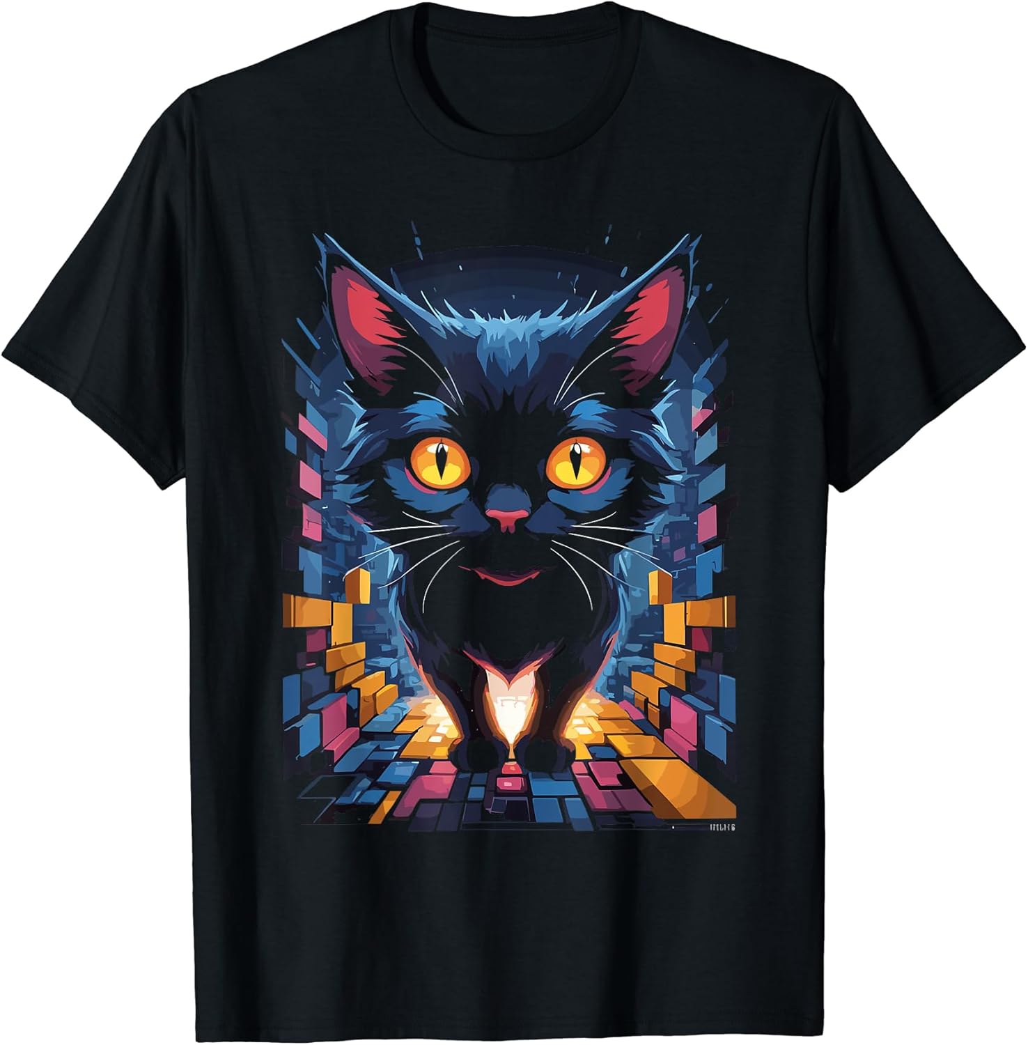 Pixel Art Pets Cats and Kitten Unisex T-shirt, Sweatshirt, Hoodie, Long Sleeve Tee