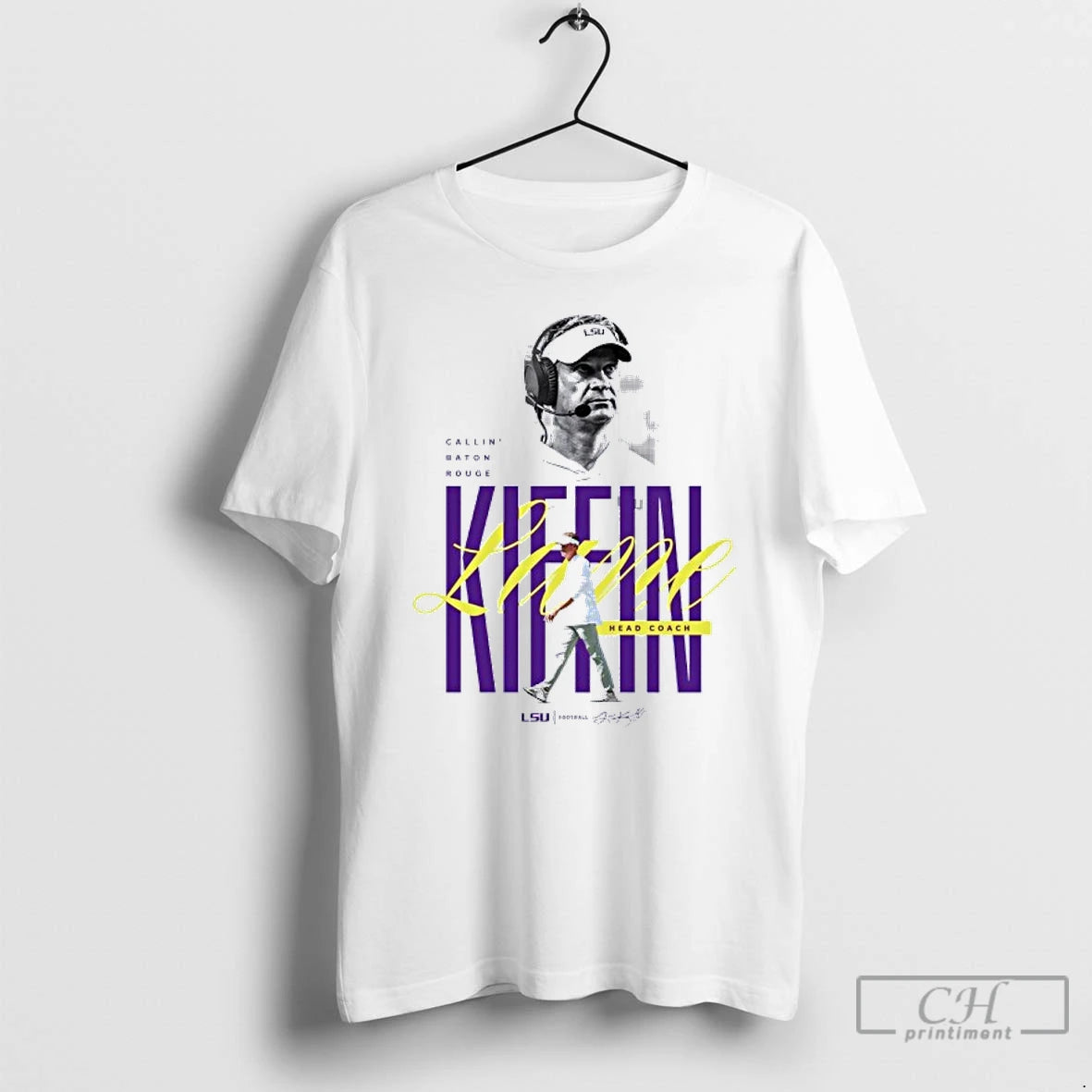 Classic Lane Kiffin Head Coach Lsu Football Callin Baton Rouge