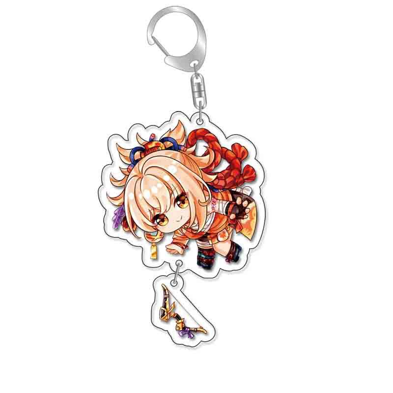 Genshin Impact 'Yoimiya' Keyring Acrylic Keychain