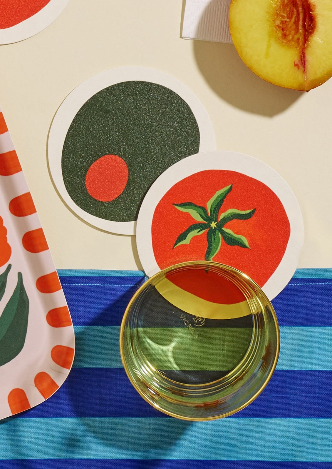 Printed Paper Coaster Set