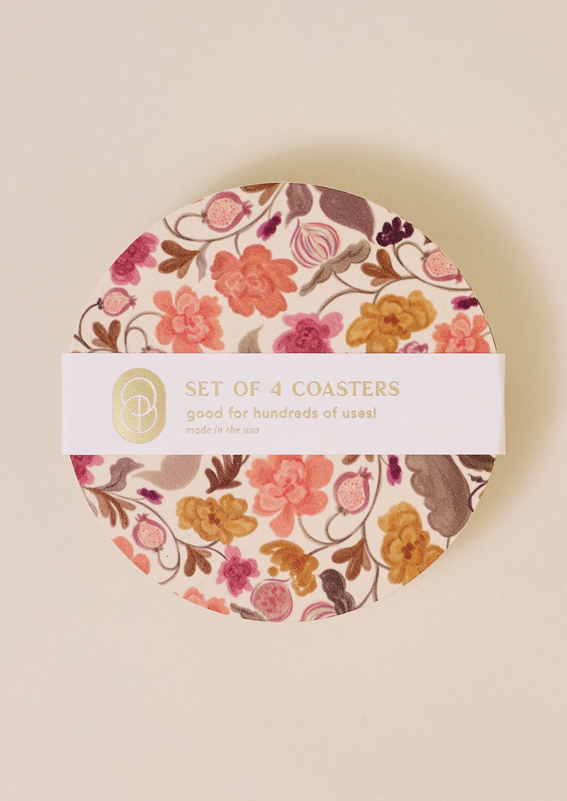 Printed Paper Coaster Set