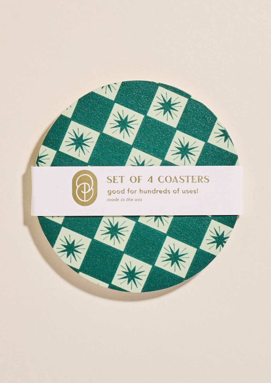 Printed Paper Coaster Set