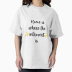 Home is where the introvert is by Hubblebug Unisex T-shirt, Sweatshirt, Hoodie, Long Sleeve Tee