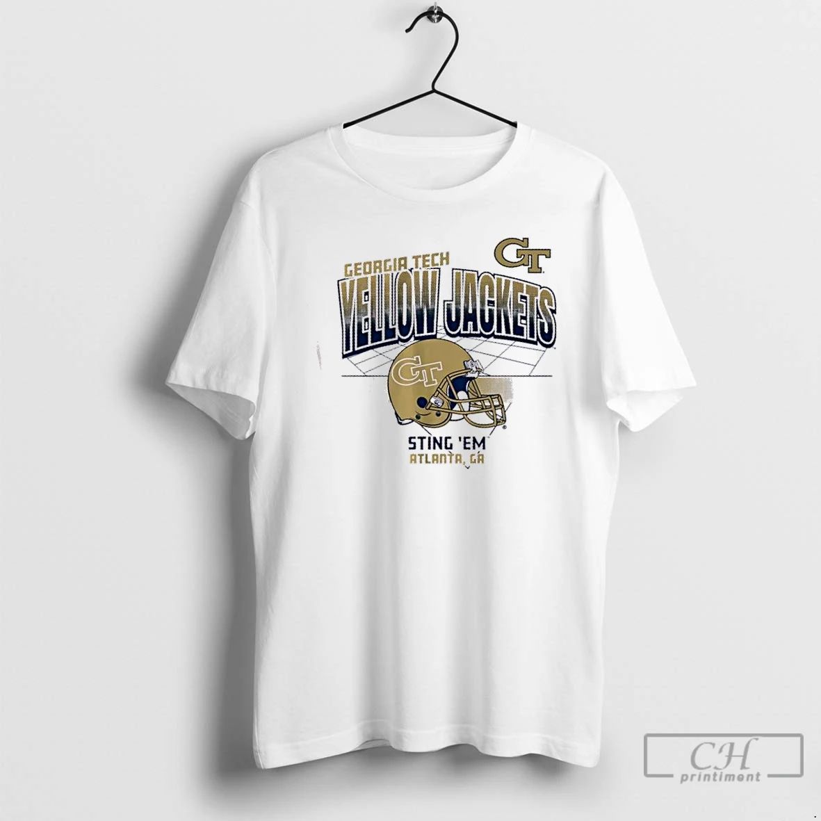 Classic Georgia Tech Football Helmet Grid T Shirts Unisex T-shirt, Sweatshirt, Hoodie, Long Sleeve Tee