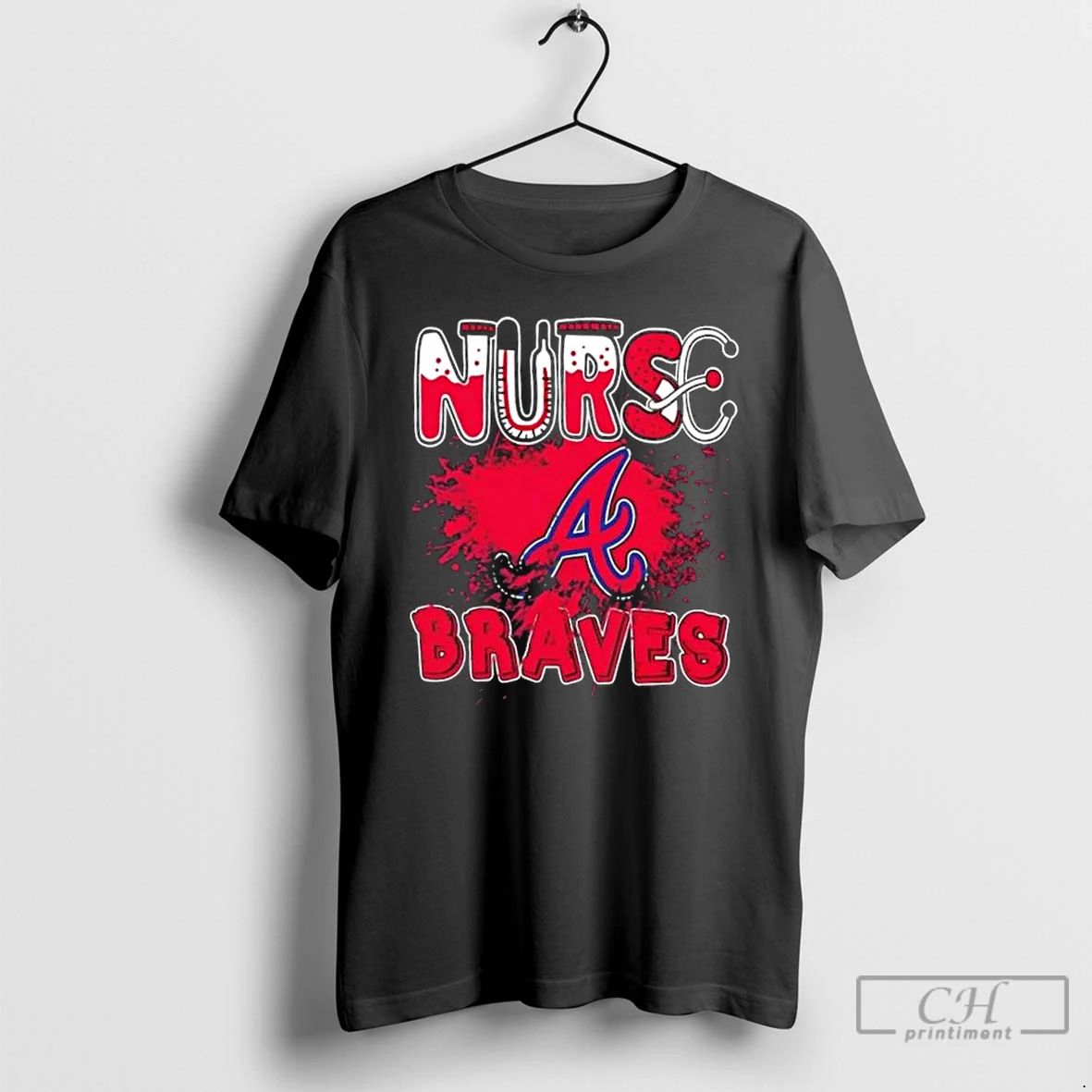 Classic Nurse X Atlanta Braves Baseball T Shirts Unisex T-shirt, Sweatshirt, Hoodie, Long Sleeve Tee